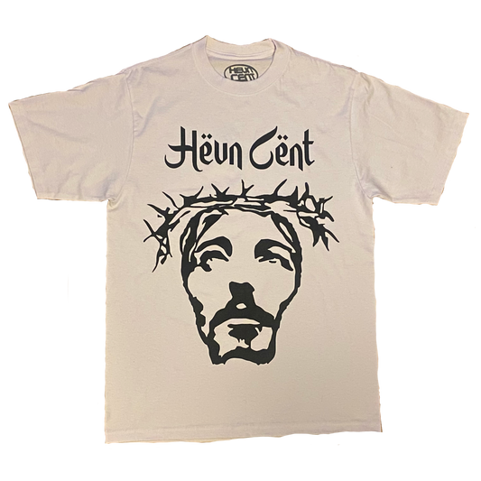 Hevn Cent Jesus Tee White